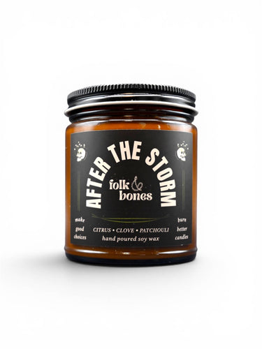 After the Storm - 8 oz Clove Patchouli Soy Candle
