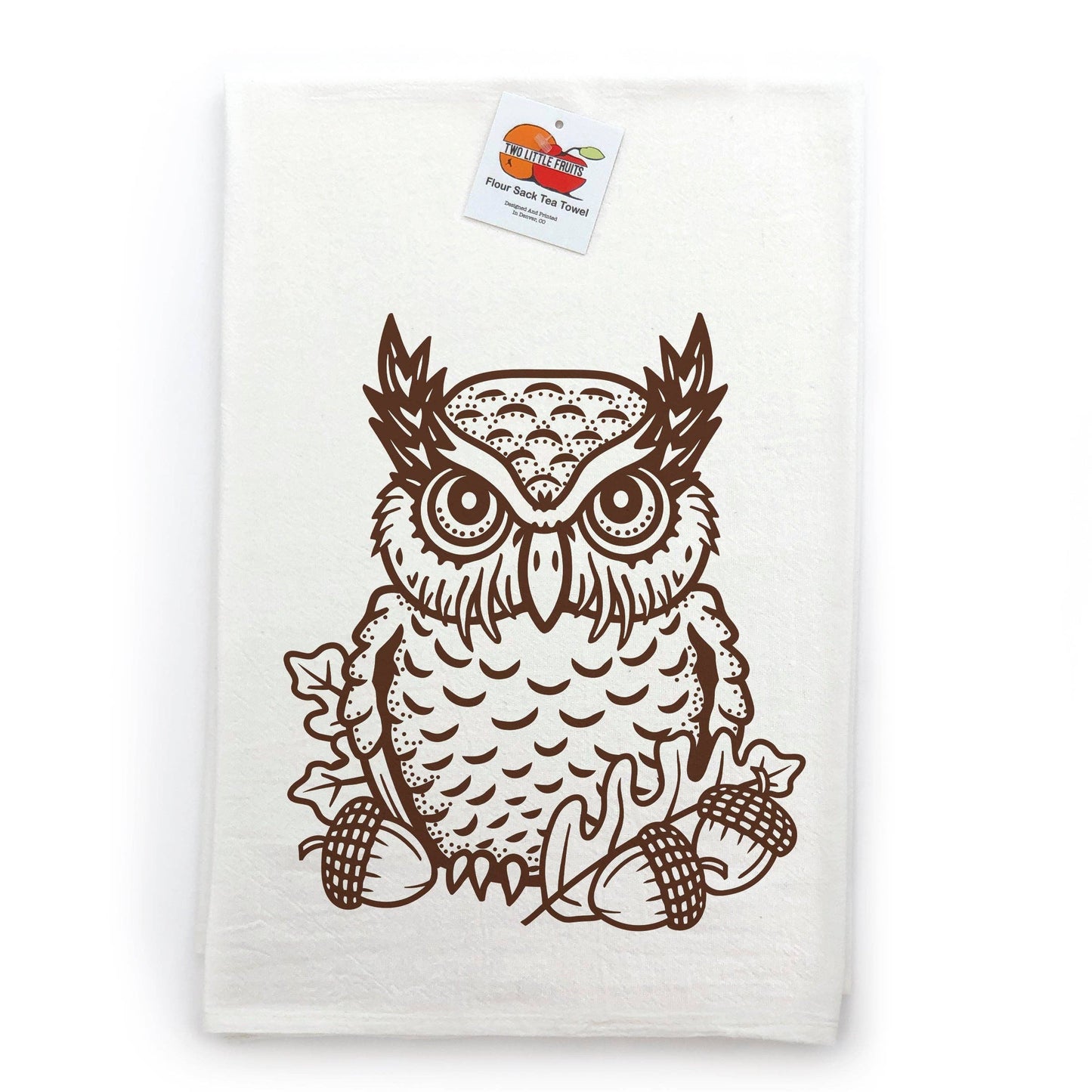 Owl Cotton Tea Towel