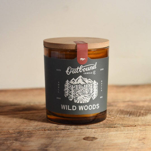 Wild Woods | Oakmoss + Amber | 8oz Soy Adventure Candle