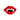 Shaped Vampire Lips Paper Dinner Napkin