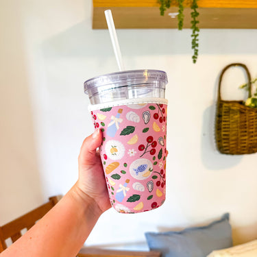 Mediterranean Summer | Reusable Coffee Sleeve